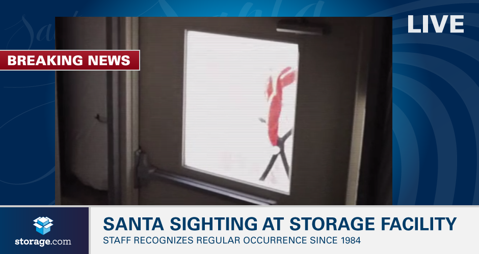 Was Santa Claus Spotted Stashing Gifts in Self Storage?