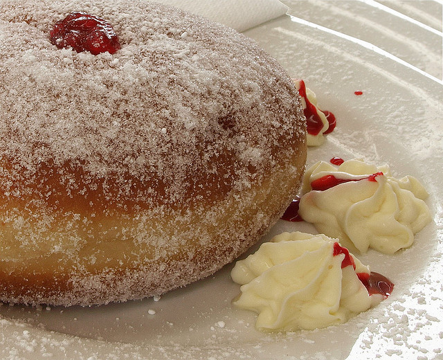 Jelly-filled donut