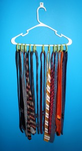 DIY tie organizer