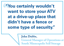 John Dubbe Quote, South Minneapolis Self Storage