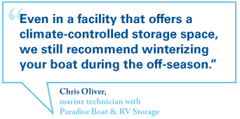 Chris Oliver, Paradise Boat & RV Storage
