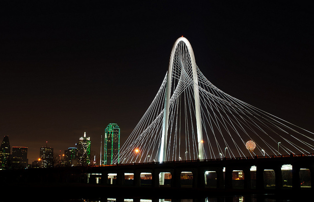 Margaret Hunt Bridge in Dallas