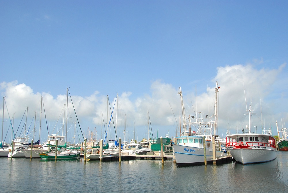 Sailboats in Summer Harbor, Panama City, Florida