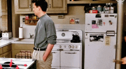 joey hugs chandler from friends