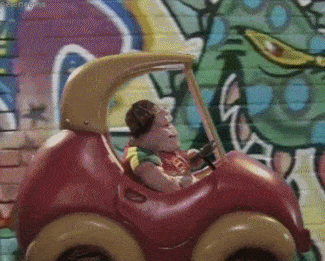 friends riding in car together