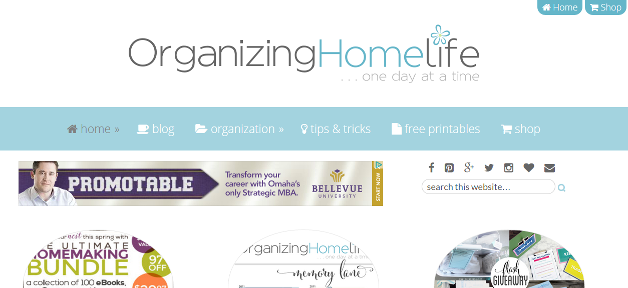 Organizing Homelife