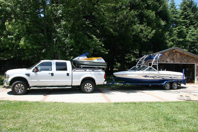 truck and boat