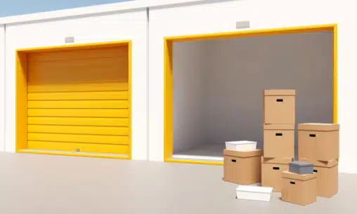 Illustration 10x10 outdoor storage unit